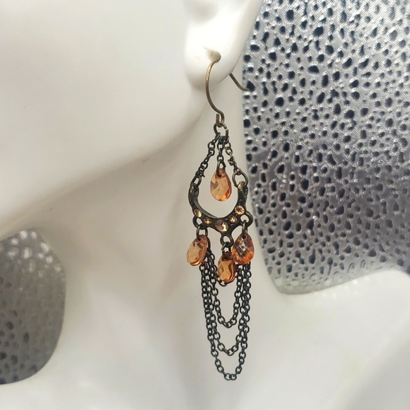 E456 Gypsy fancy drop earrings - Picture 1 of 2
